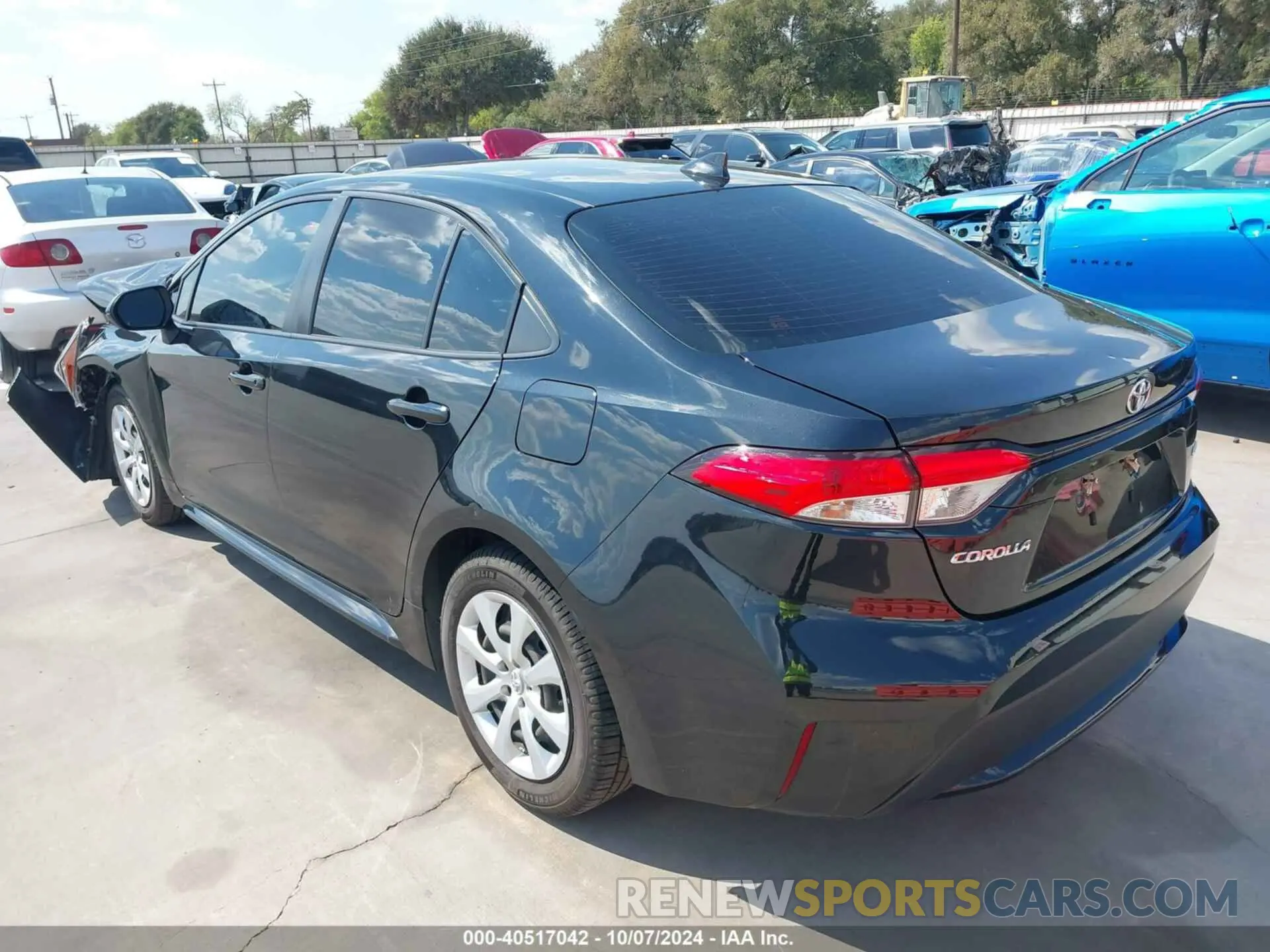 3 Photograph of a damaged car JTDEPMAE5MJ168168 TOYOTA COROLLA 2021