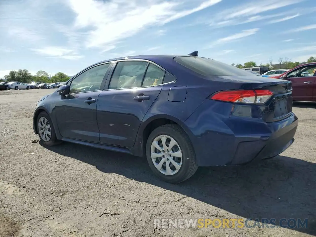 2 Photograph of a damaged car JTDEPMAE5MJ171846 TOYOTA COROLLA 2021