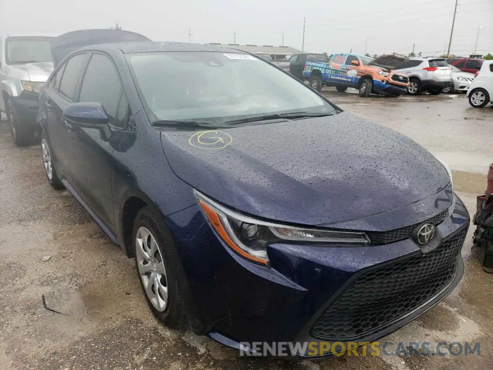 1 Photograph of a damaged car JTDEPMAE5MJ171877 TOYOTA COROLLA 2021