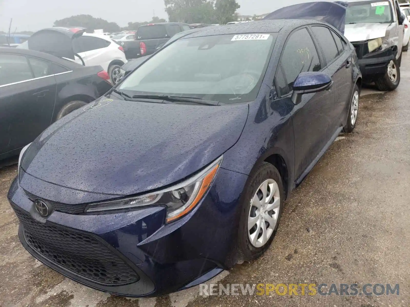 2 Photograph of a damaged car JTDEPMAE5MJ171877 TOYOTA COROLLA 2021