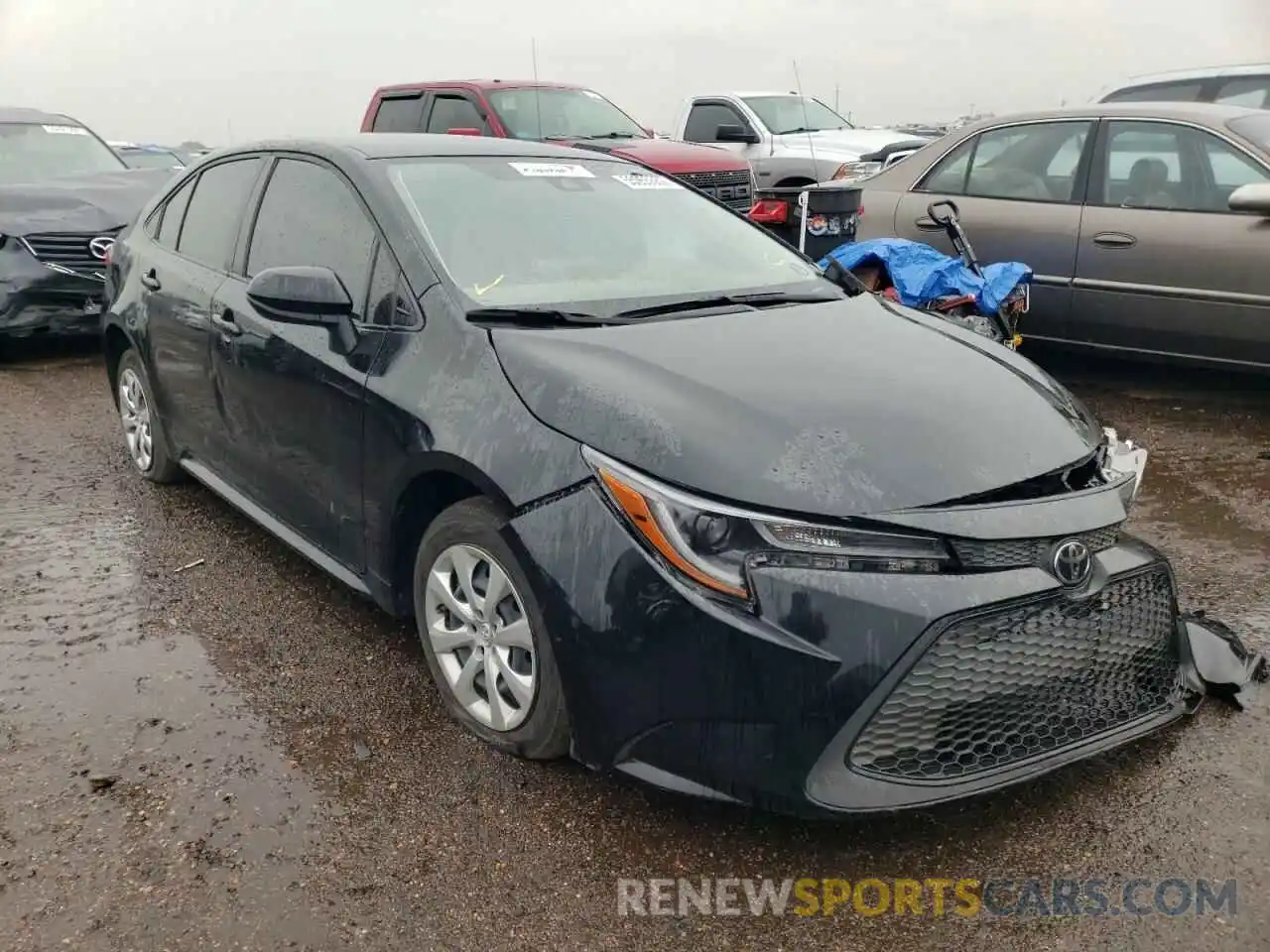 1 Photograph of a damaged car JTDEPMAE5MJ178540 TOYOTA COROLLA 2021