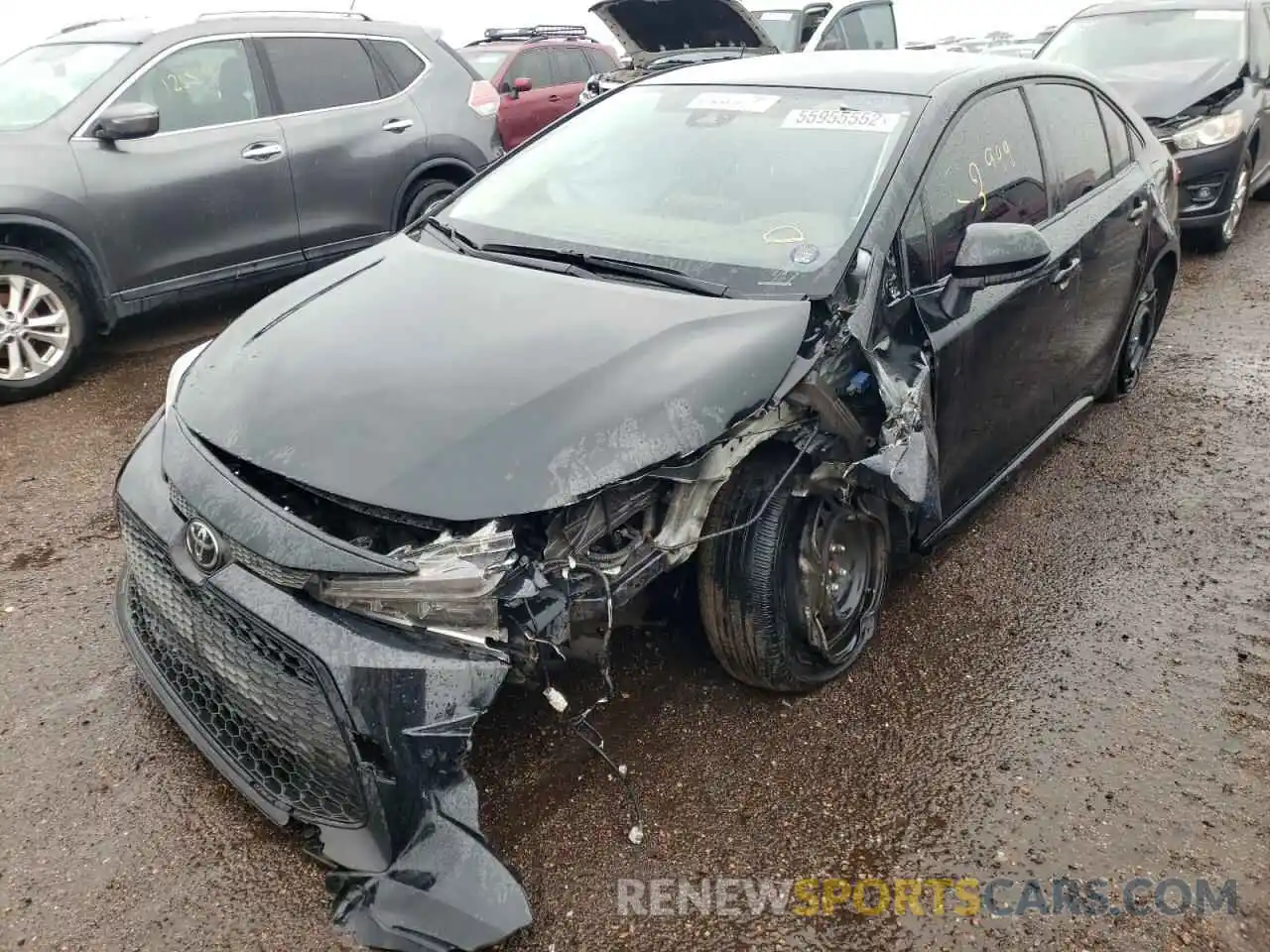 2 Photograph of a damaged car JTDEPMAE5MJ178540 TOYOTA COROLLA 2021