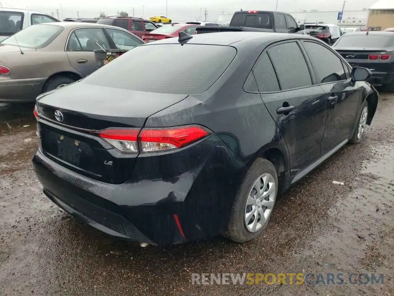 4 Photograph of a damaged car JTDEPMAE5MJ178540 TOYOTA COROLLA 2021