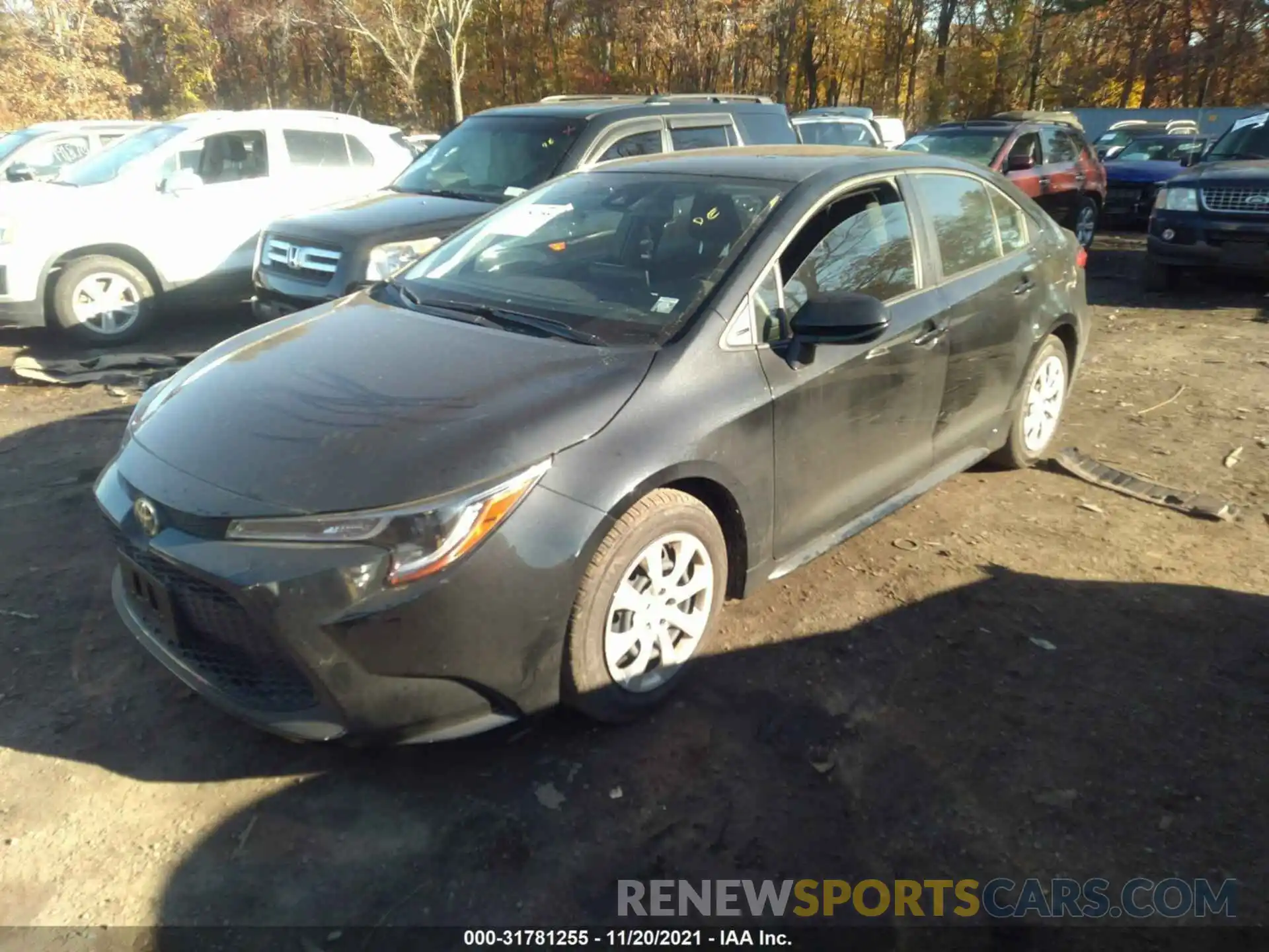 2 Photograph of a damaged car JTDEPMAE5MJ178781 TOYOTA COROLLA 2021