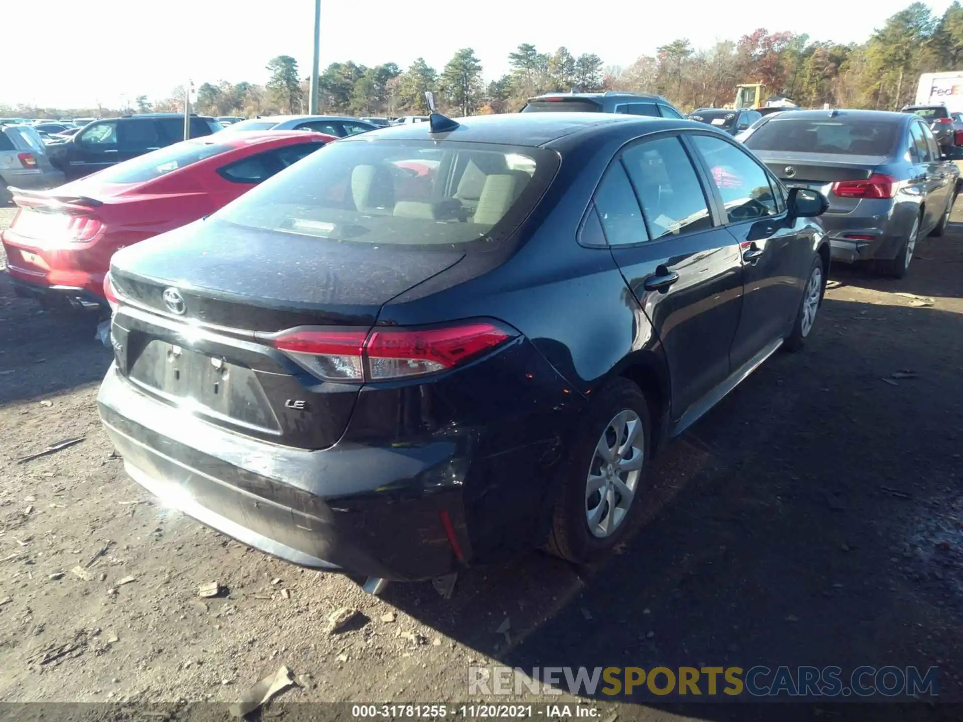 4 Photograph of a damaged car JTDEPMAE5MJ178781 TOYOTA COROLLA 2021