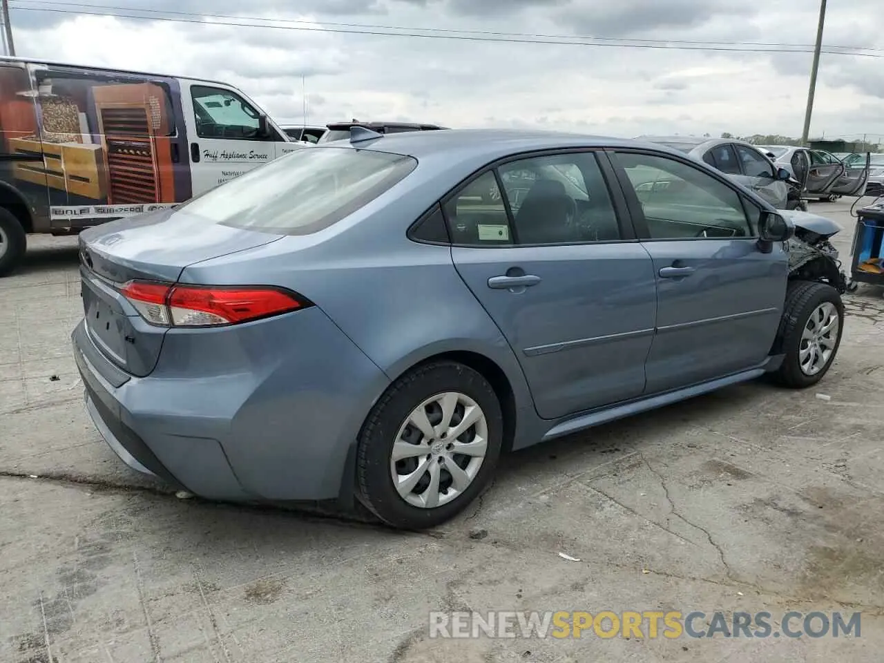 3 Photograph of a damaged car JTDEPMAE5MJ179705 TOYOTA COROLLA 2021
