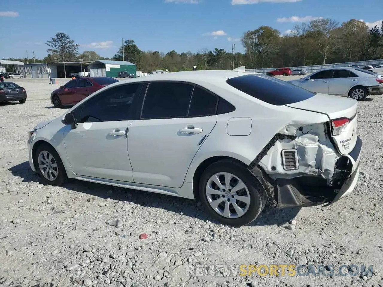 2 Photograph of a damaged car JTDEPMAE5MJ179977 TOYOTA COROLLA 2021