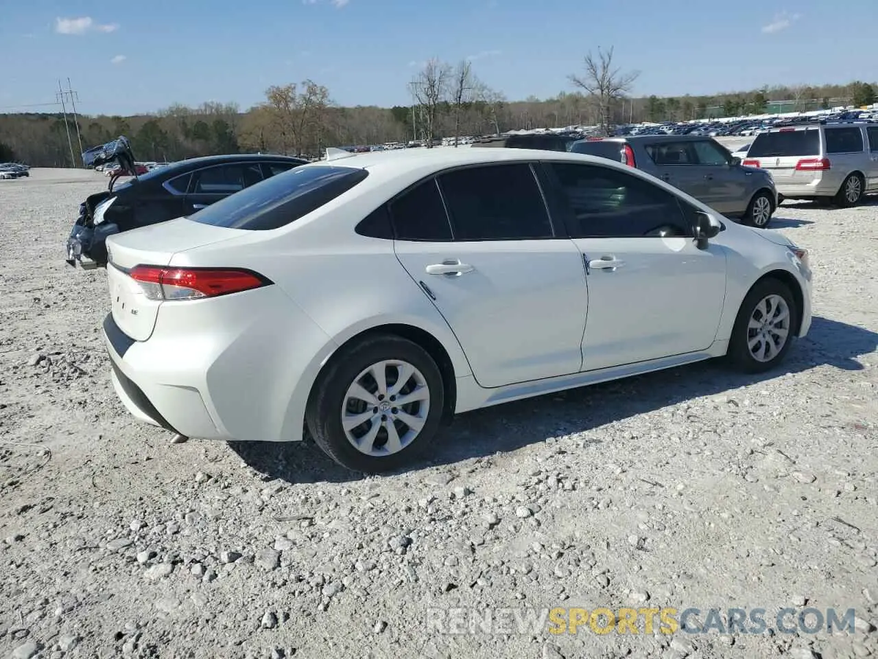 3 Photograph of a damaged car JTDEPMAE5MJ179977 TOYOTA COROLLA 2021