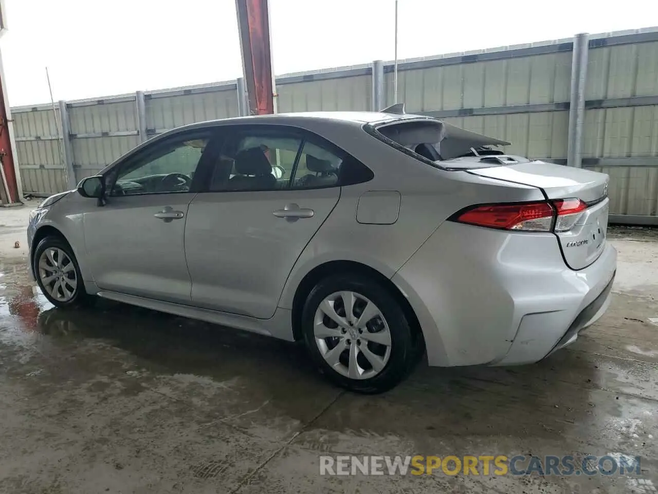 2 Photograph of a damaged car JTDEPMAE5MJ180255 TOYOTA COROLLA 2021
