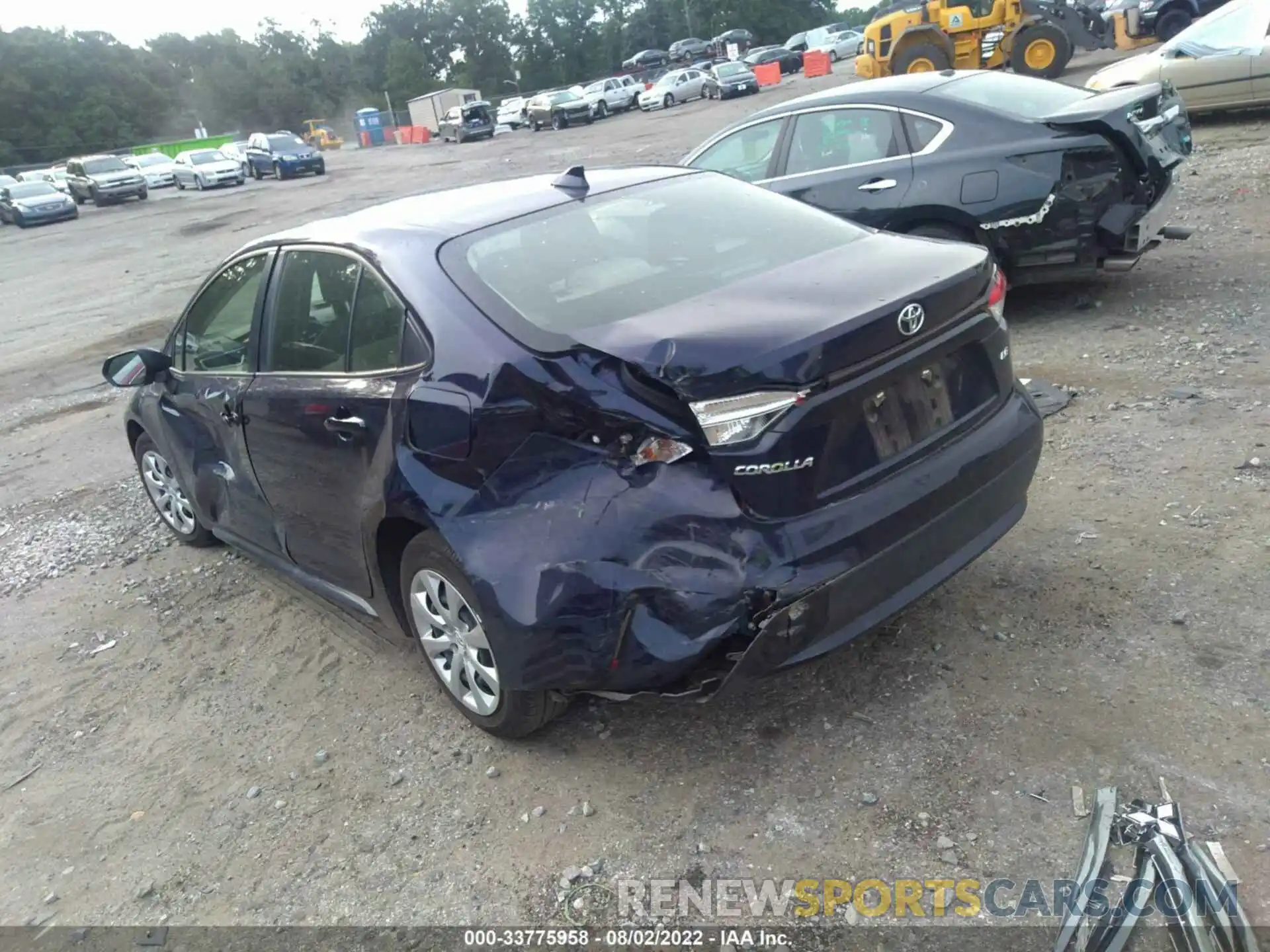 3 Photograph of a damaged car JTDEPMAE5MJ180739 TOYOTA COROLLA 2021