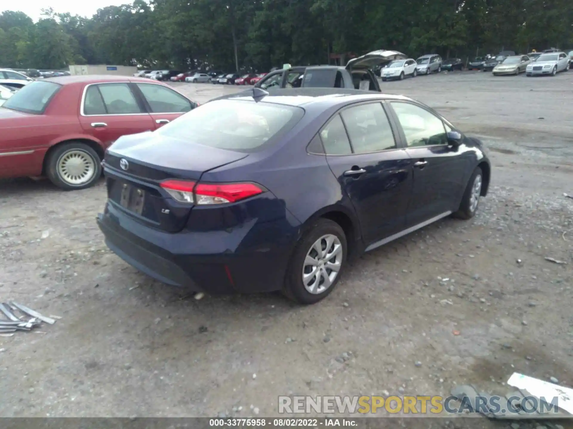 4 Photograph of a damaged car JTDEPMAE5MJ180739 TOYOTA COROLLA 2021