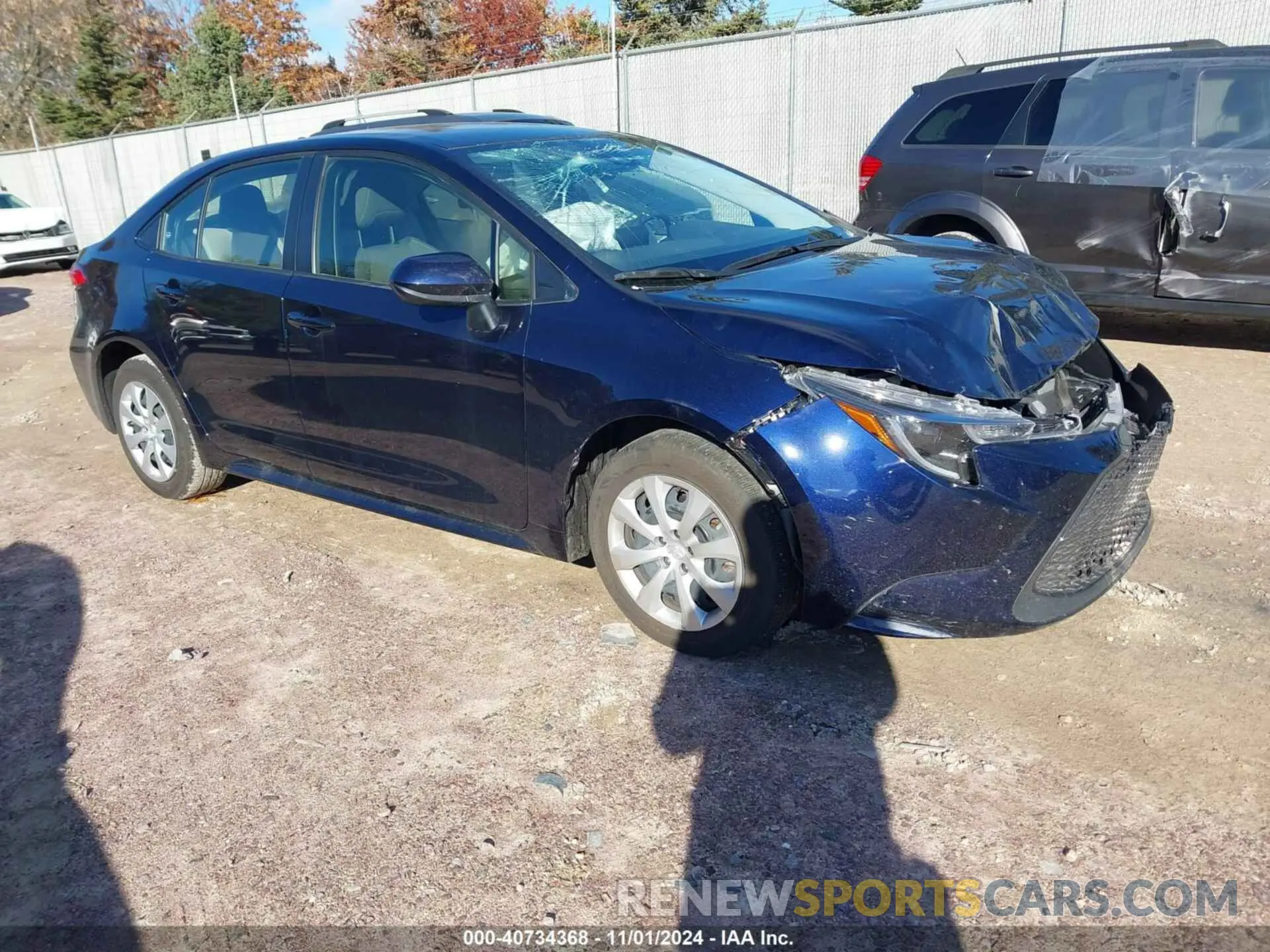 1 Photograph of a damaged car JTDEPMAE5MJ181566 TOYOTA COROLLA 2021