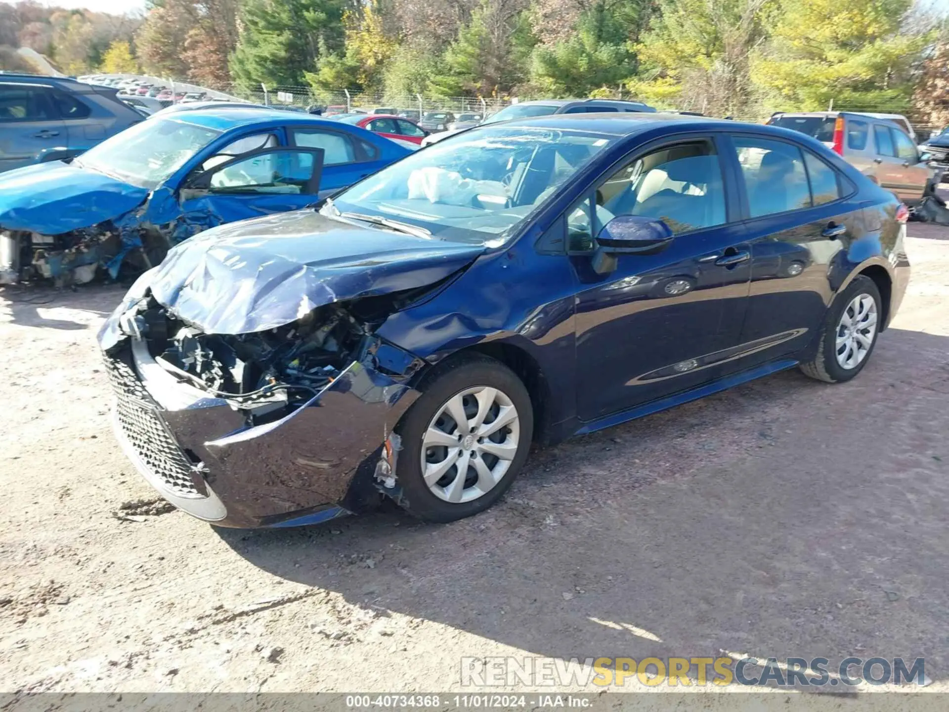 2 Photograph of a damaged car JTDEPMAE5MJ181566 TOYOTA COROLLA 2021