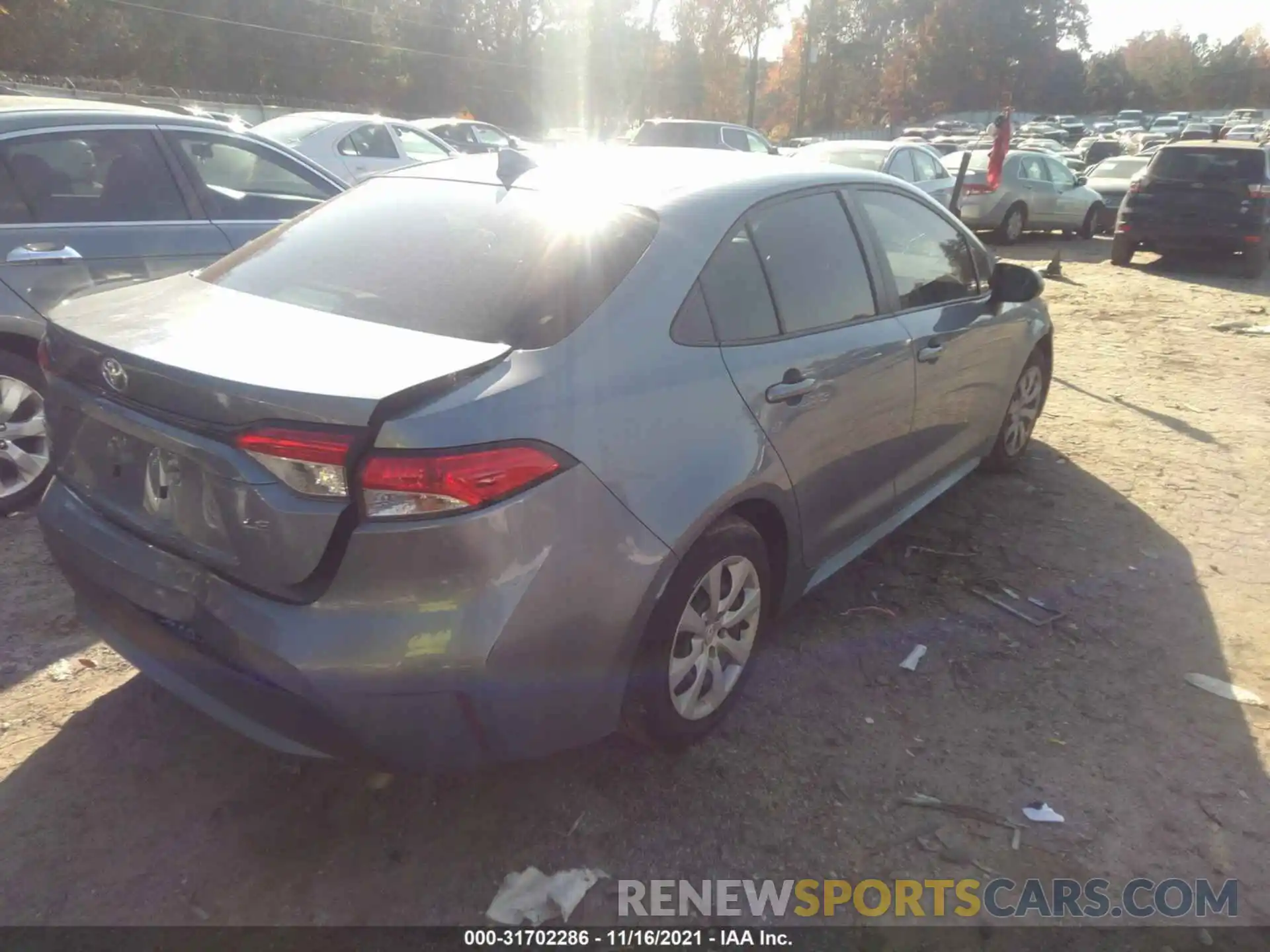 4 Photograph of a damaged car JTDEPMAE5MJ188324 TOYOTA COROLLA 2021