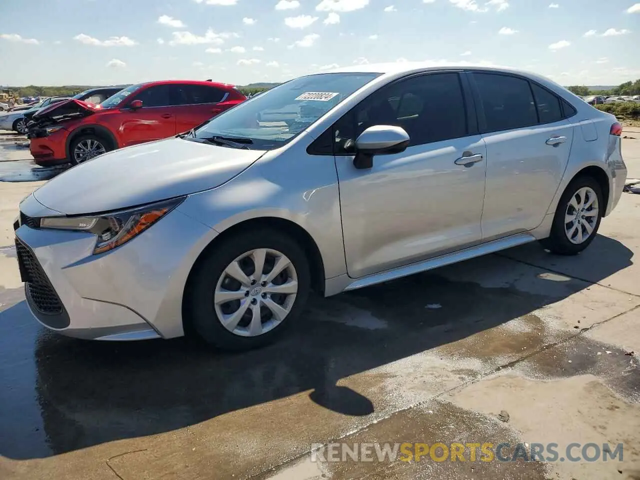 1 Photograph of a damaged car JTDEPMAE5MJ189926 TOYOTA COROLLA 2021