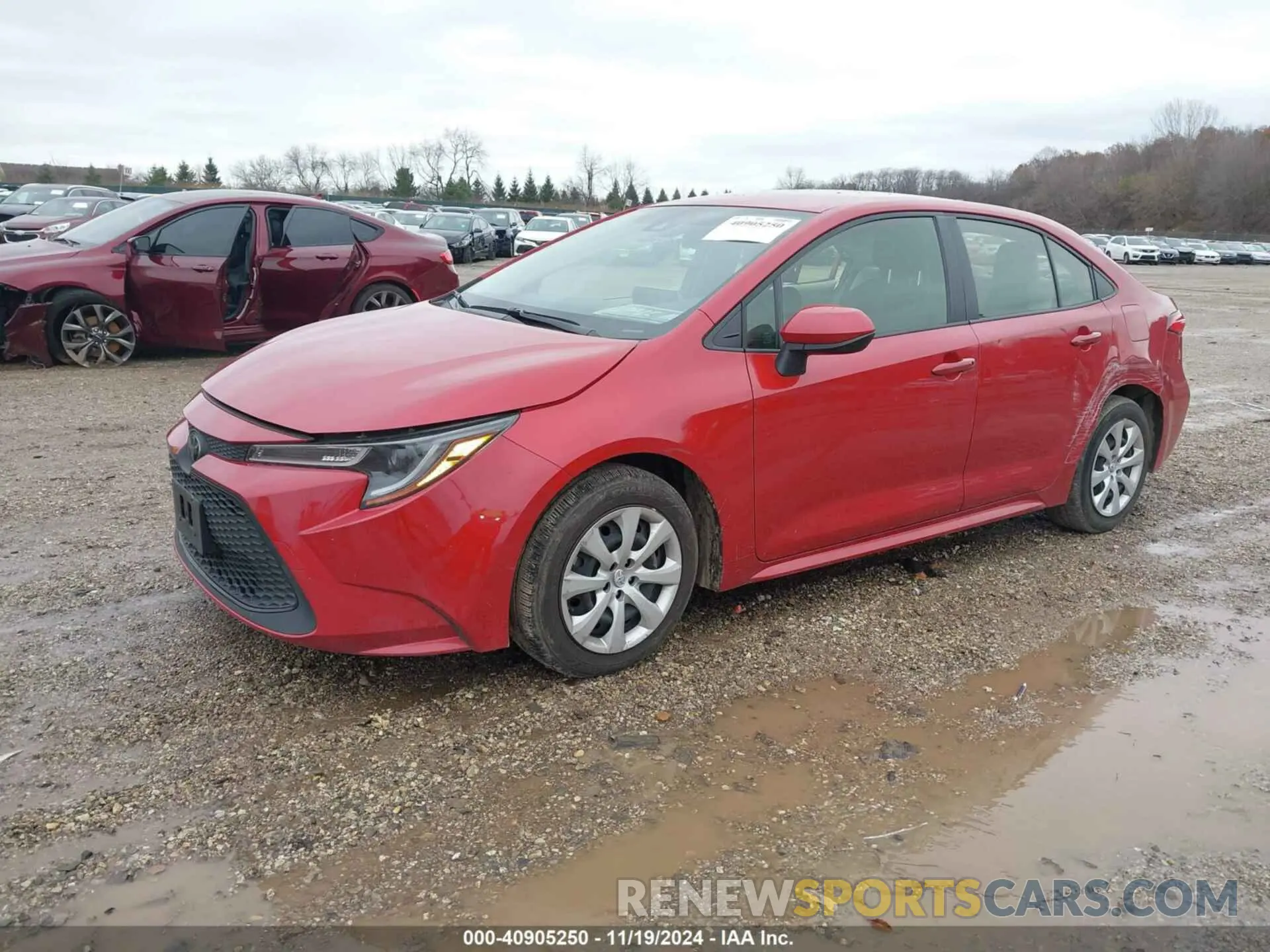 2 Photograph of a damaged car JTDEPMAE6MJ117441 TOYOTA COROLLA 2021