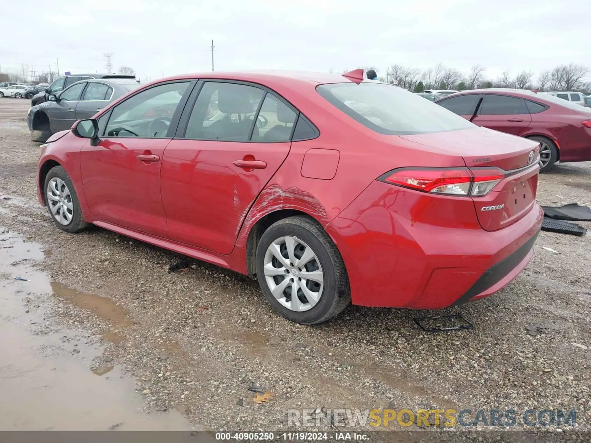 3 Photograph of a damaged car JTDEPMAE6MJ117441 TOYOTA COROLLA 2021