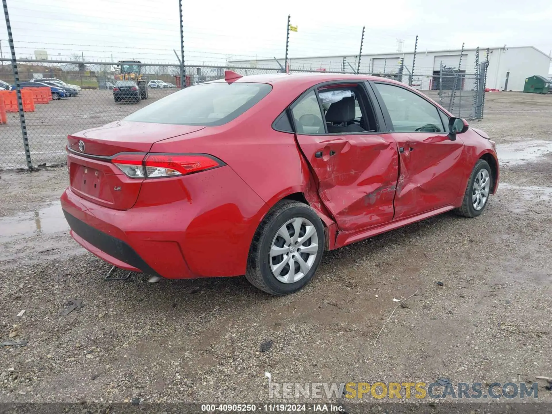 4 Photograph of a damaged car JTDEPMAE6MJ117441 TOYOTA COROLLA 2021