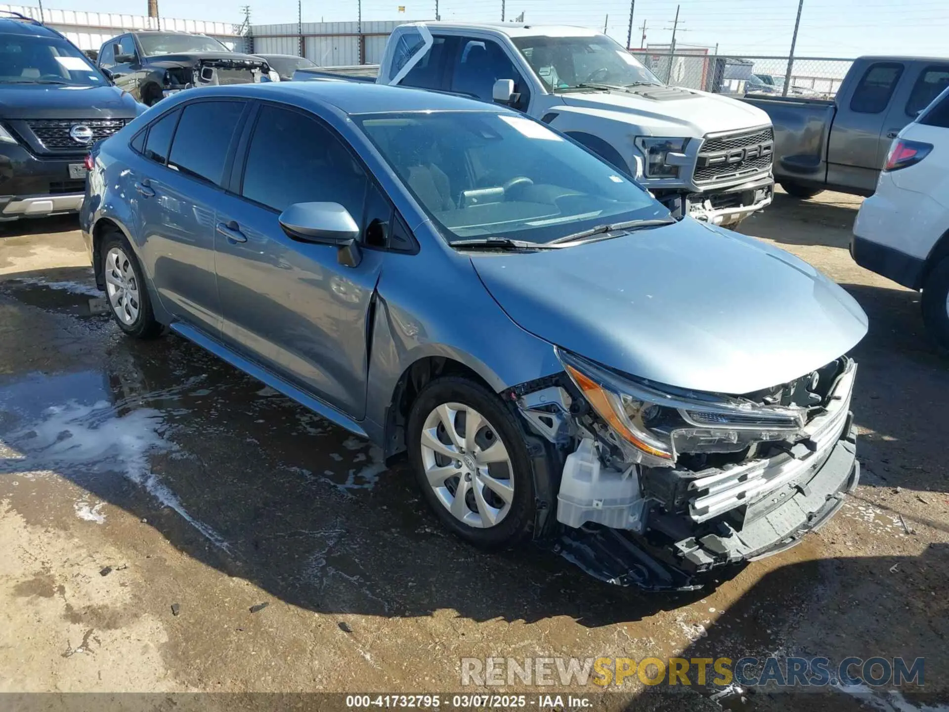 1 Photograph of a damaged car JTDEPMAE6MJ117973 TOYOTA COROLLA 2021