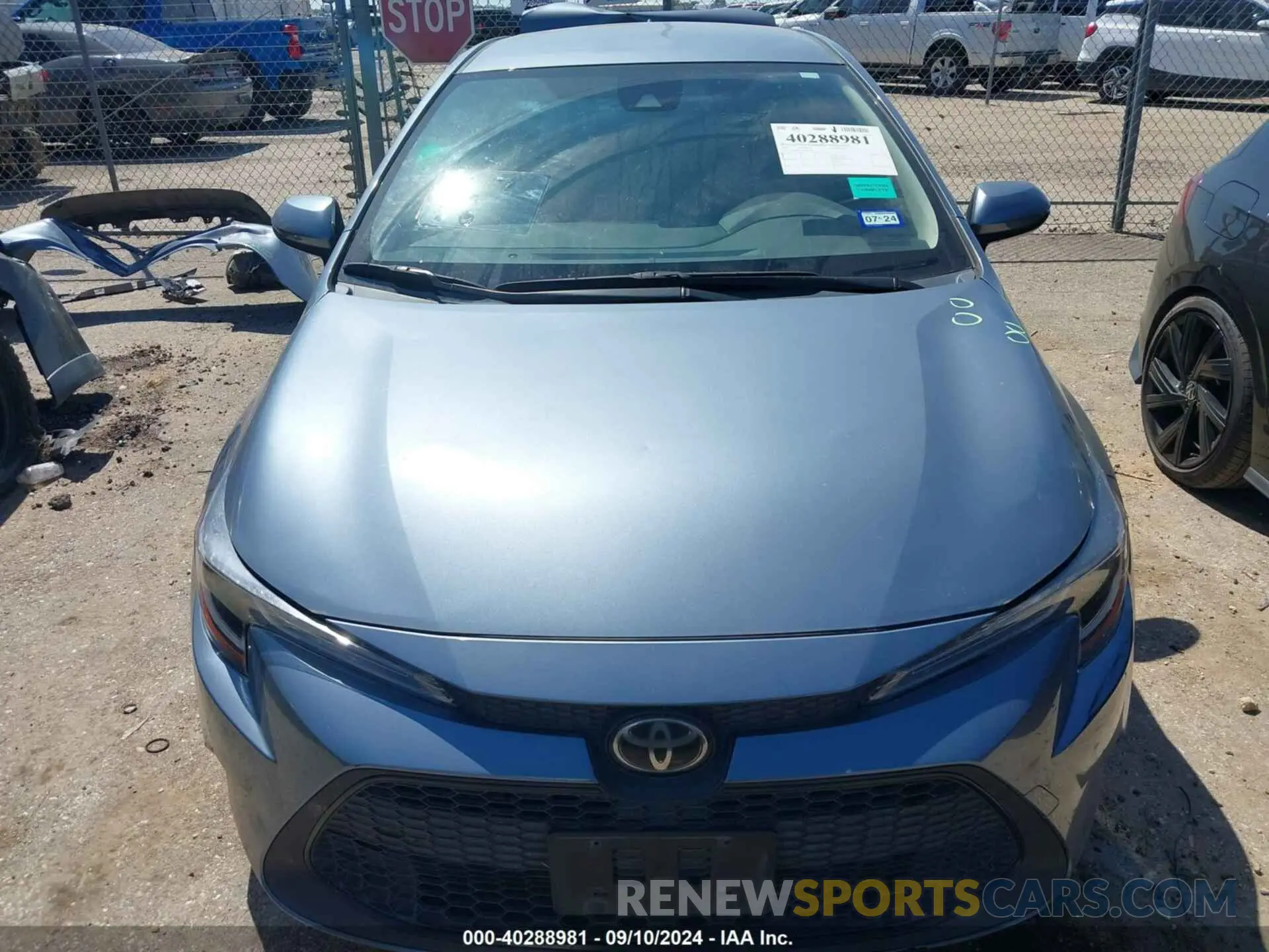 13 Photograph of a damaged car JTDEPMAE6MJ118220 TOYOTA COROLLA 2021