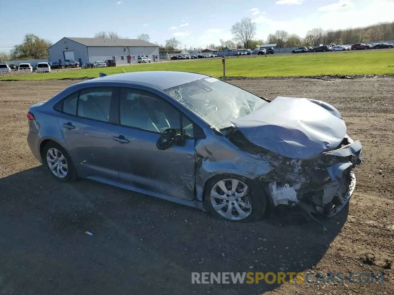 4 Photograph of a damaged car JTDEPMAE6MJ129086 TOYOTA COROLLA 2021
