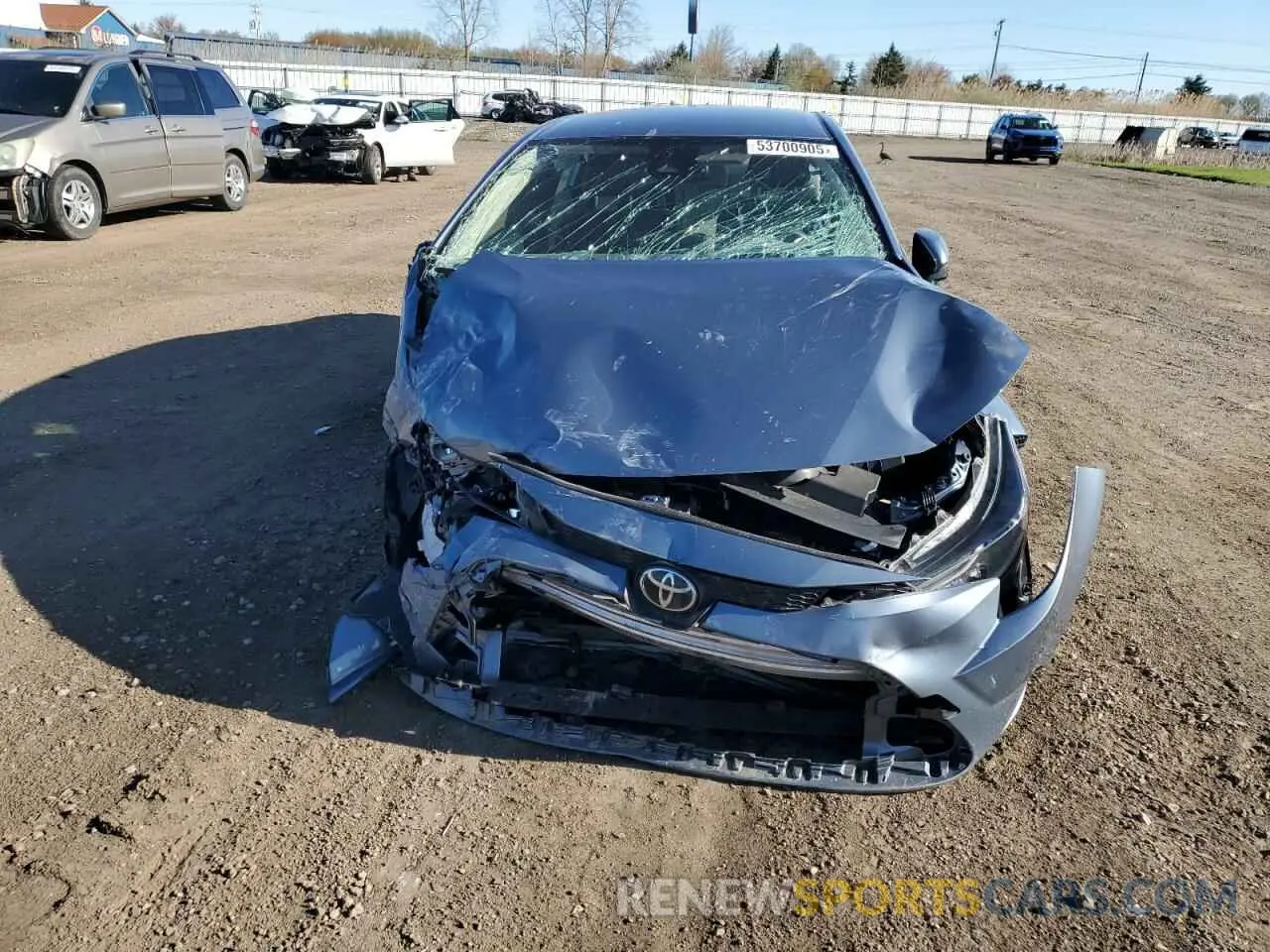 5 Photograph of a damaged car JTDEPMAE6MJ129086 TOYOTA COROLLA 2021