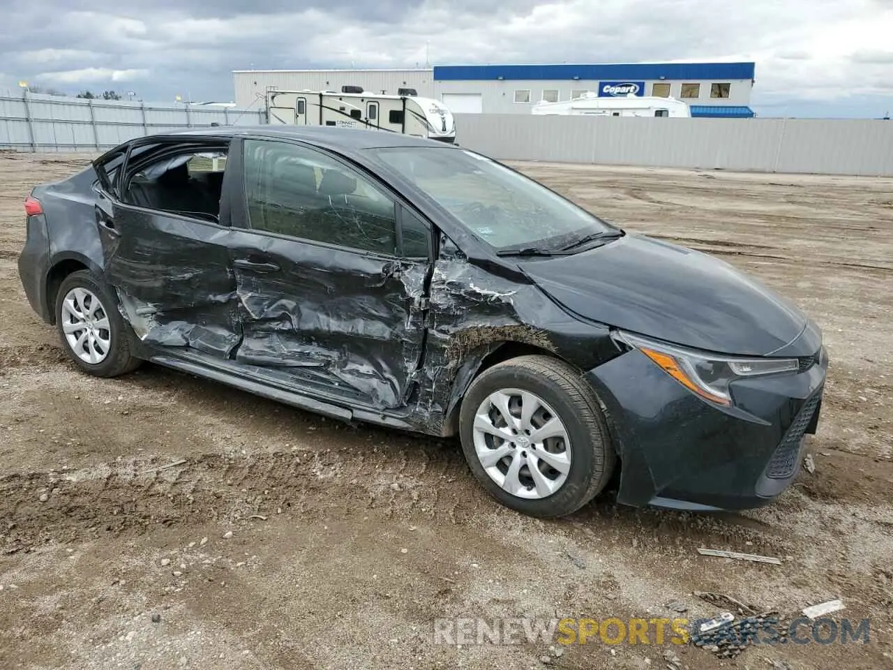 4 Photograph of a damaged car JTDEPMAE6MJ129444 TOYOTA COROLLA 2021