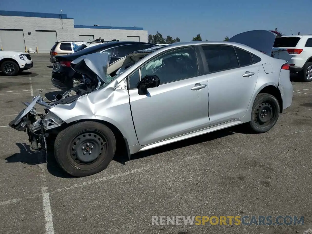 1 Photograph of a damaged car JTDEPMAE6MJ130691 TOYOTA COROLLA 2021