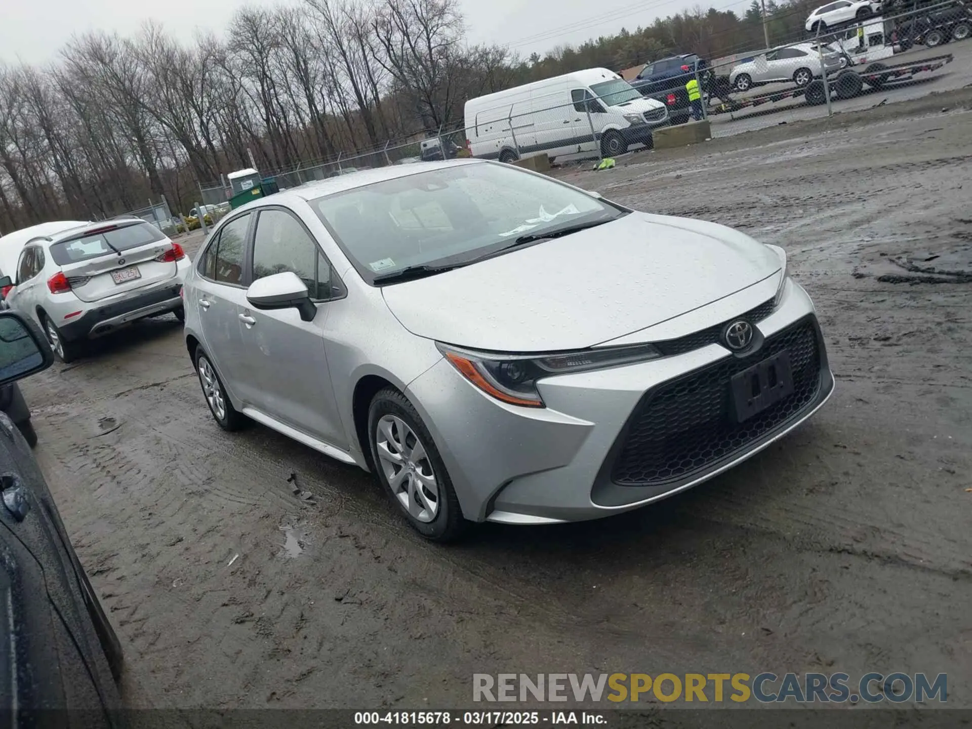 1 Photograph of a damaged car JTDEPMAE6MJ130917 TOYOTA COROLLA 2021