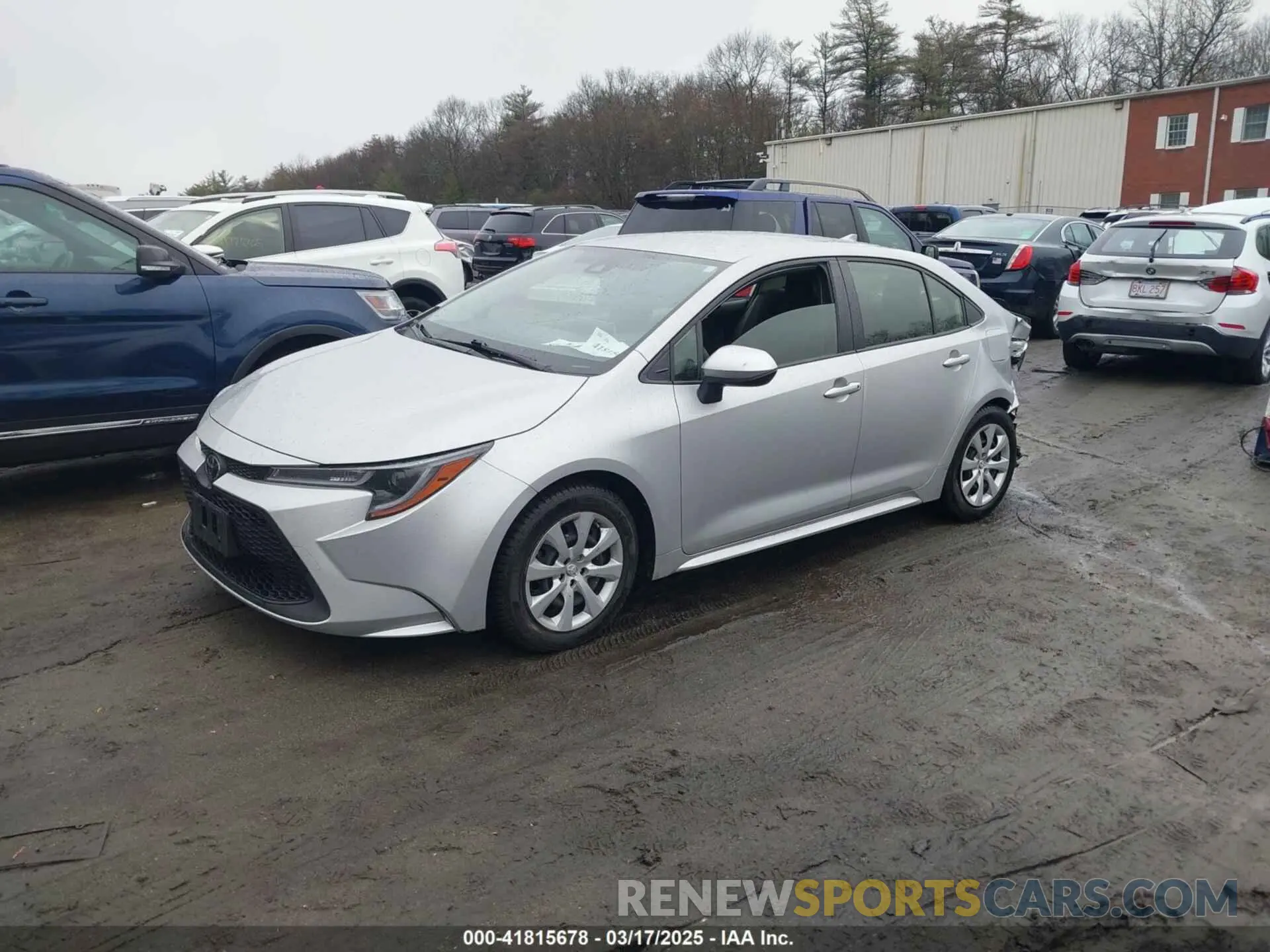 2 Photograph of a damaged car JTDEPMAE6MJ130917 TOYOTA COROLLA 2021