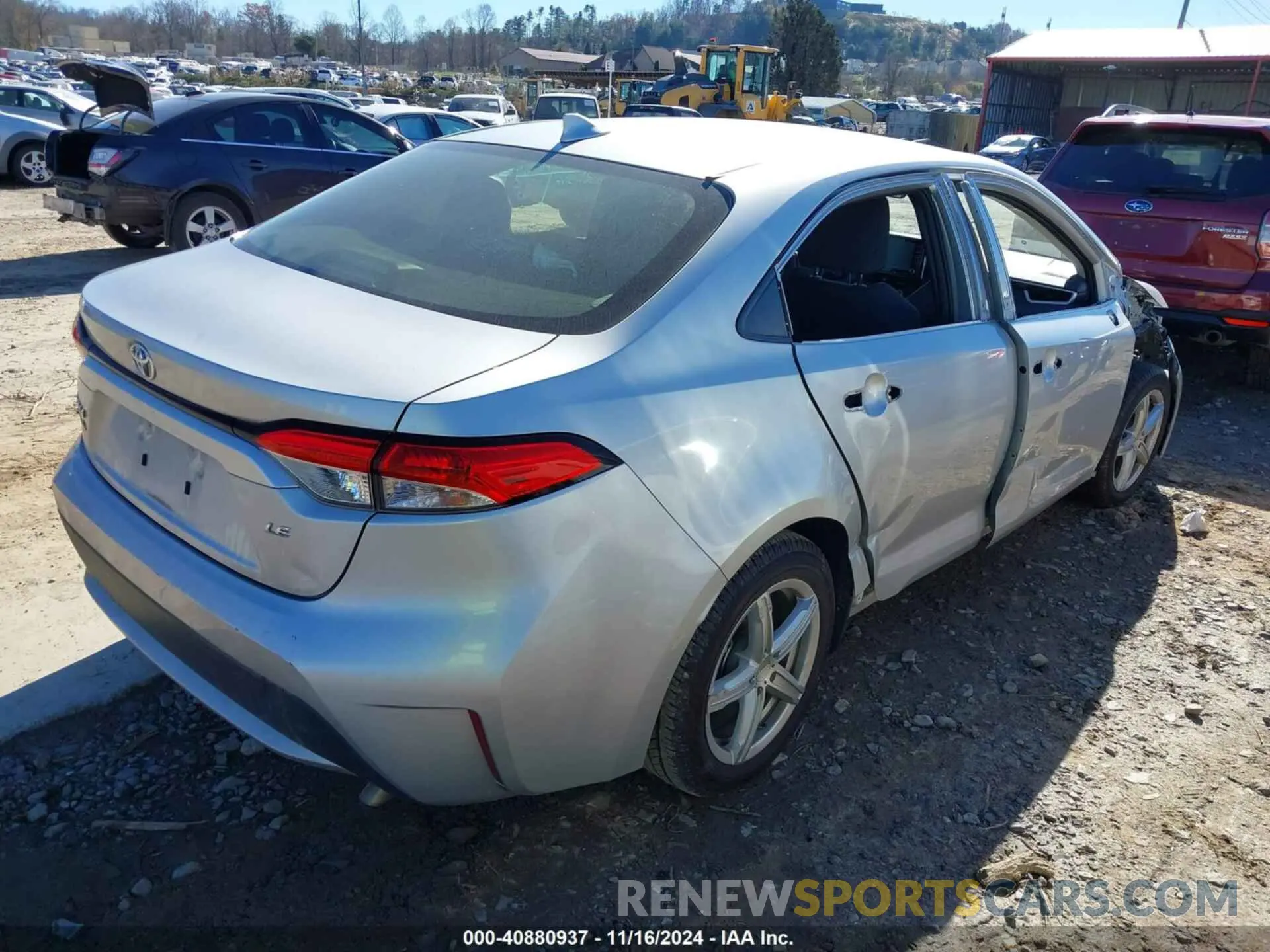 4 Photograph of a damaged car JTDEPMAE6MJ131338 TOYOTA COROLLA 2021