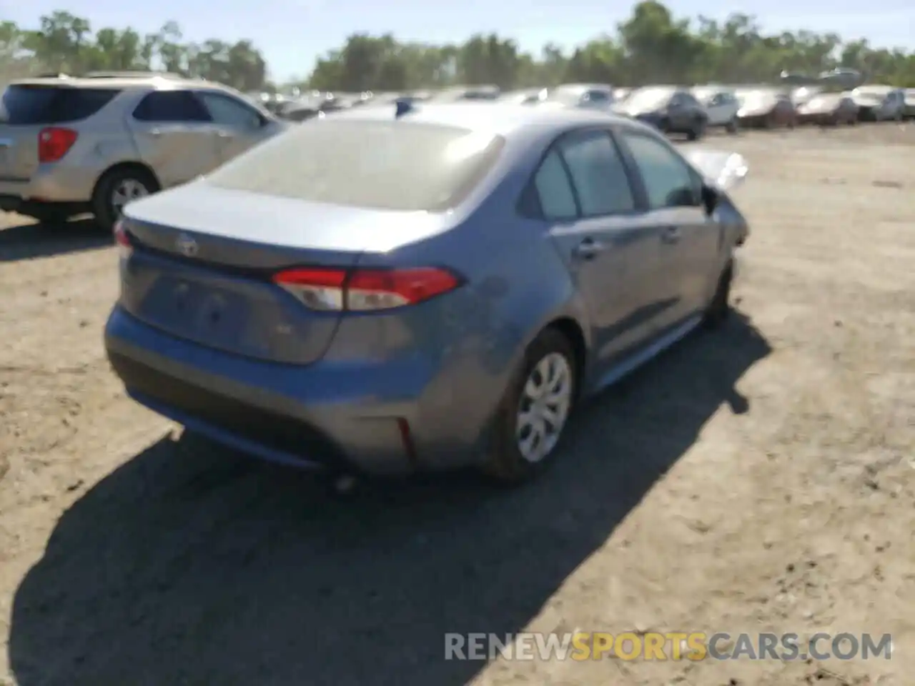 4 Photograph of a damaged car JTDEPMAE6MJ132618 TOYOTA COROLLA 2021