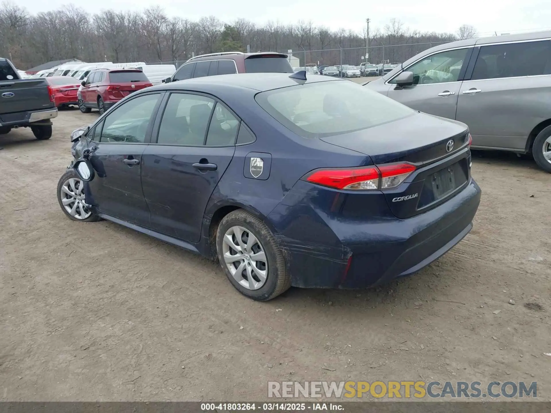 3 Photograph of a damaged car JTDEPMAE6MJ132652 TOYOTA COROLLA 2021