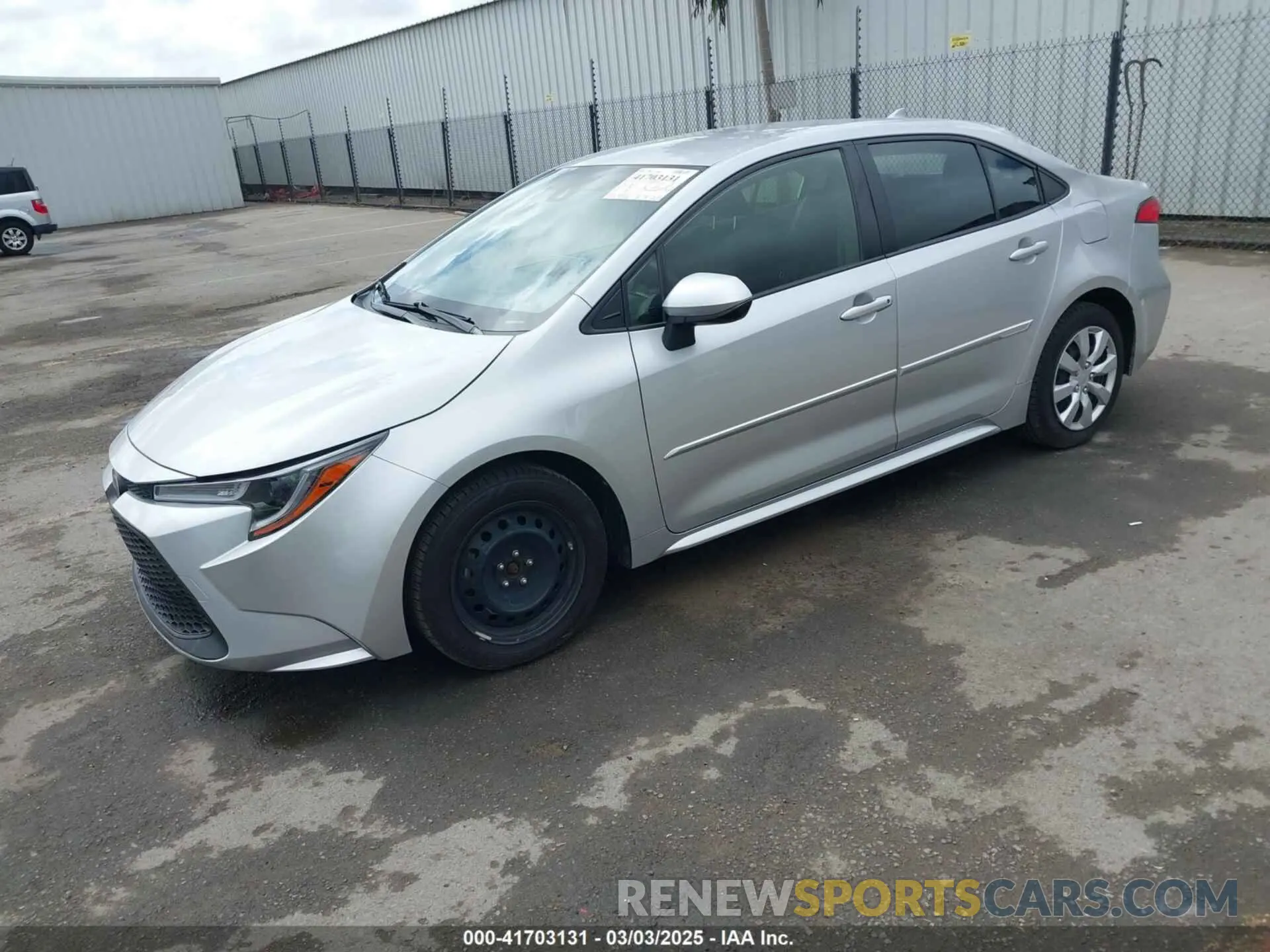 2 Photograph of a damaged car JTDEPMAE6MJ133073 TOYOTA COROLLA 2021