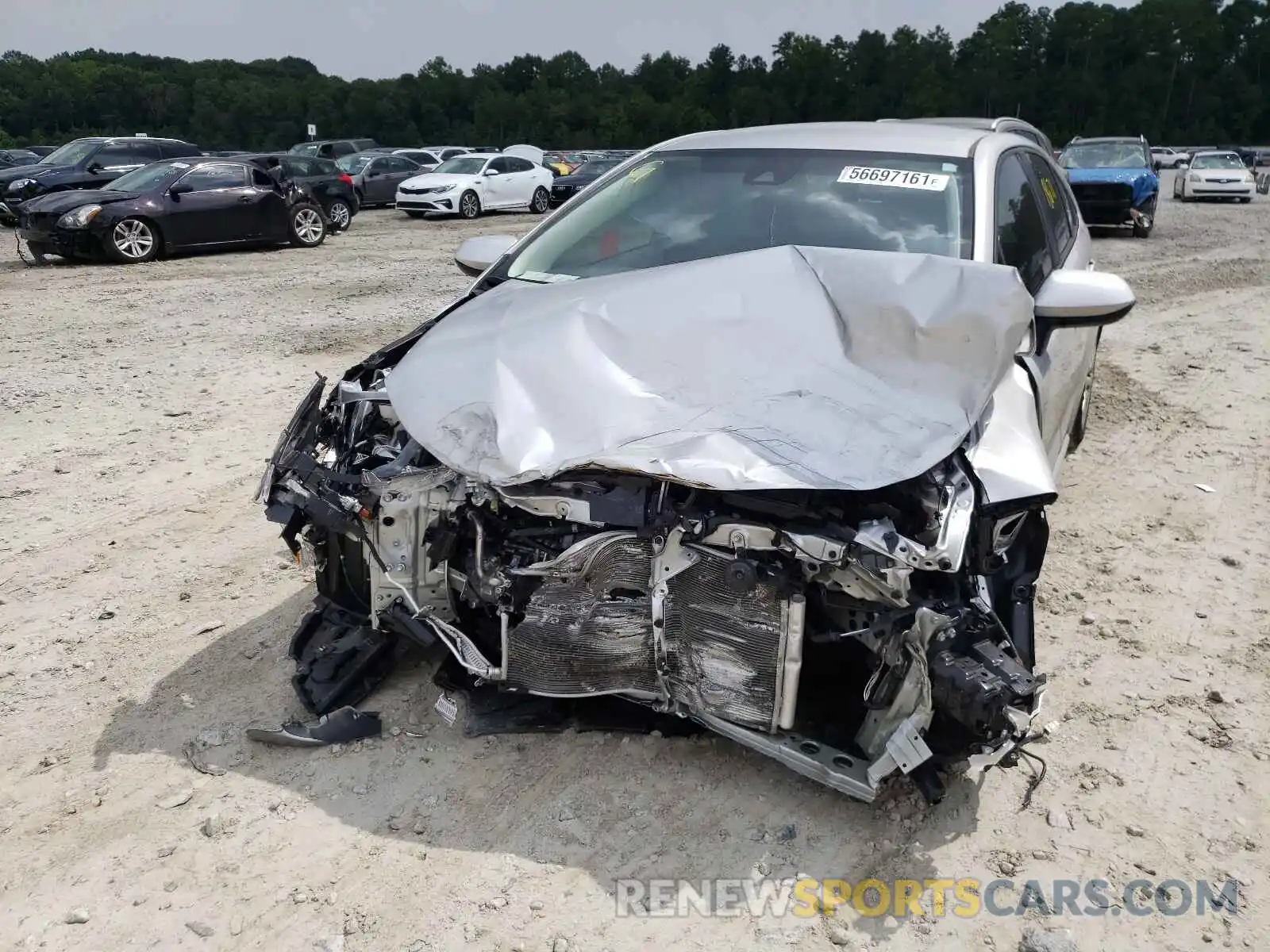 9 Photograph of a damaged car JTDEPMAE6MJ136202 TOYOTA COROLLA 2021