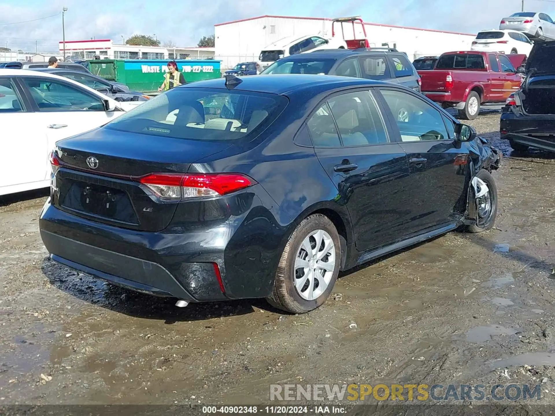 4 Photograph of a damaged car JTDEPMAE6MJ137169 TOYOTA COROLLA 2021