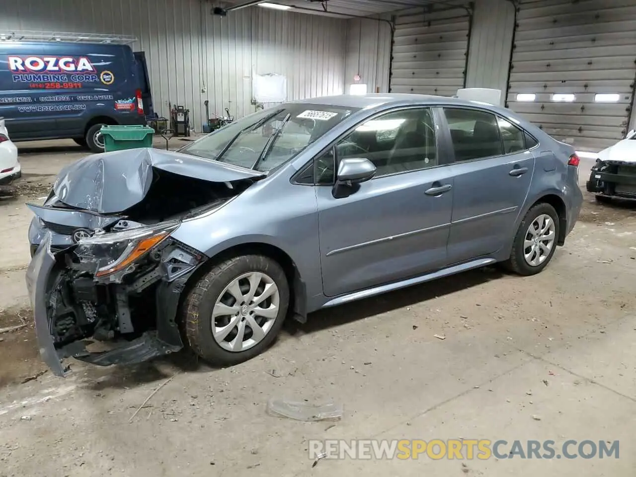 1 Photograph of a damaged car JTDEPMAE6MJ137334 TOYOTA COROLLA 2021