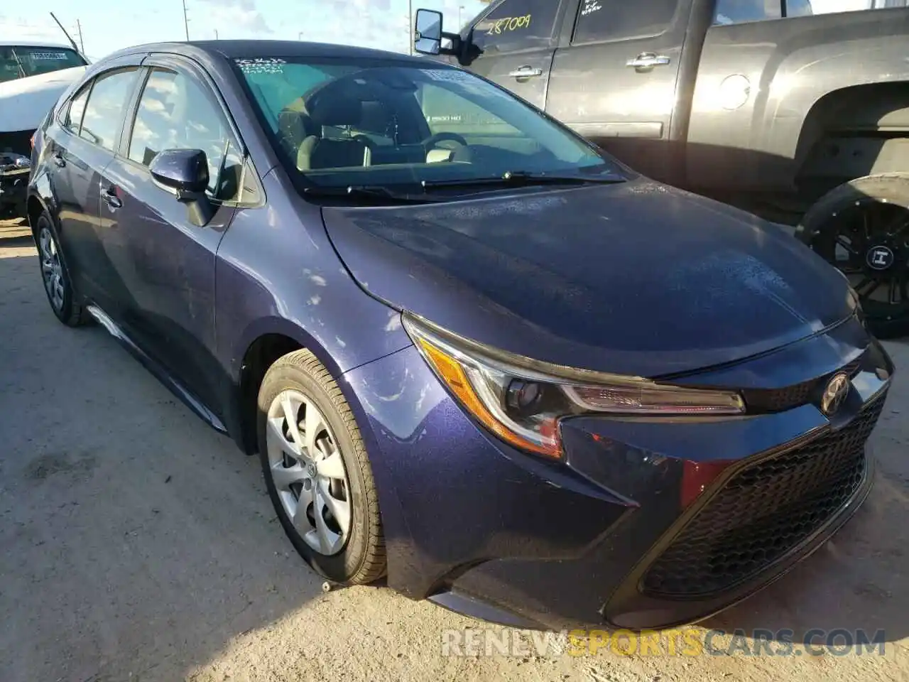 1 Photograph of a damaged car JTDEPMAE6MJ138323 TOYOTA COROLLA 2021