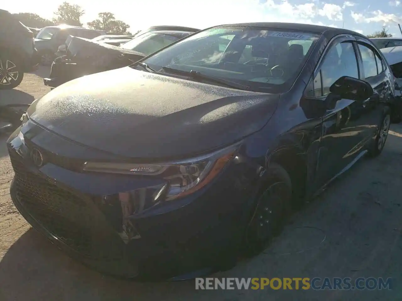 2 Photograph of a damaged car JTDEPMAE6MJ138323 TOYOTA COROLLA 2021