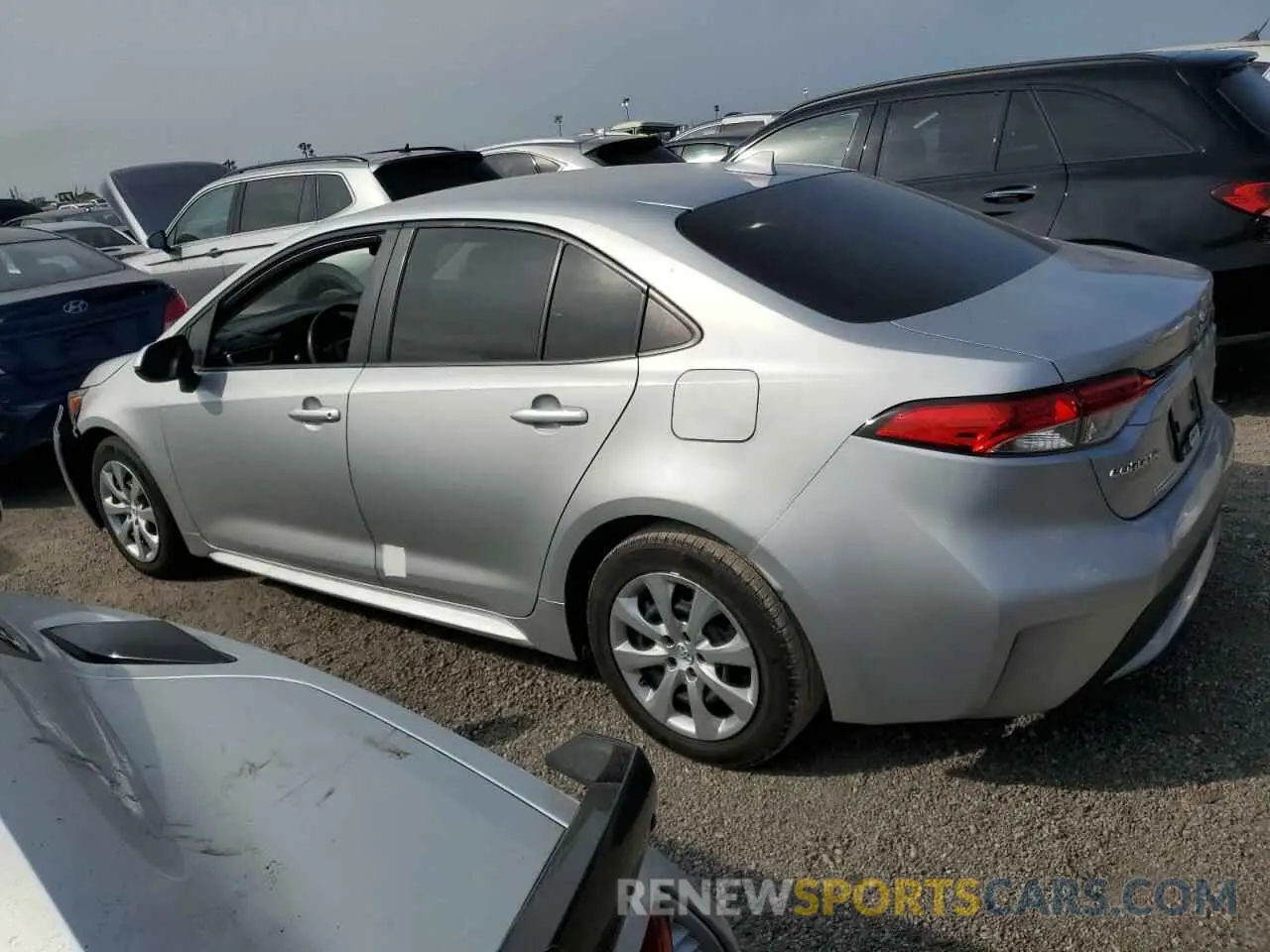 2 Photograph of a damaged car JTDEPMAE6MJ140802 TOYOTA COROLLA 2021