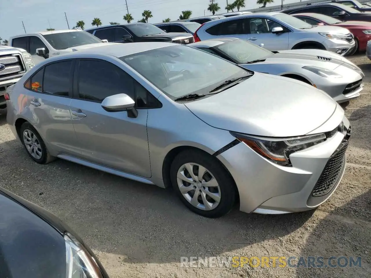 4 Photograph of a damaged car JTDEPMAE6MJ140802 TOYOTA COROLLA 2021