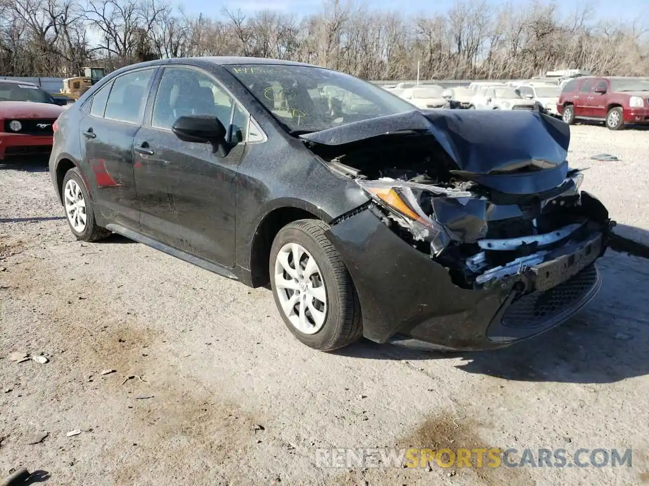 1 Photograph of a damaged car JTDEPMAE6MJ141822 TOYOTA COROLLA 2021