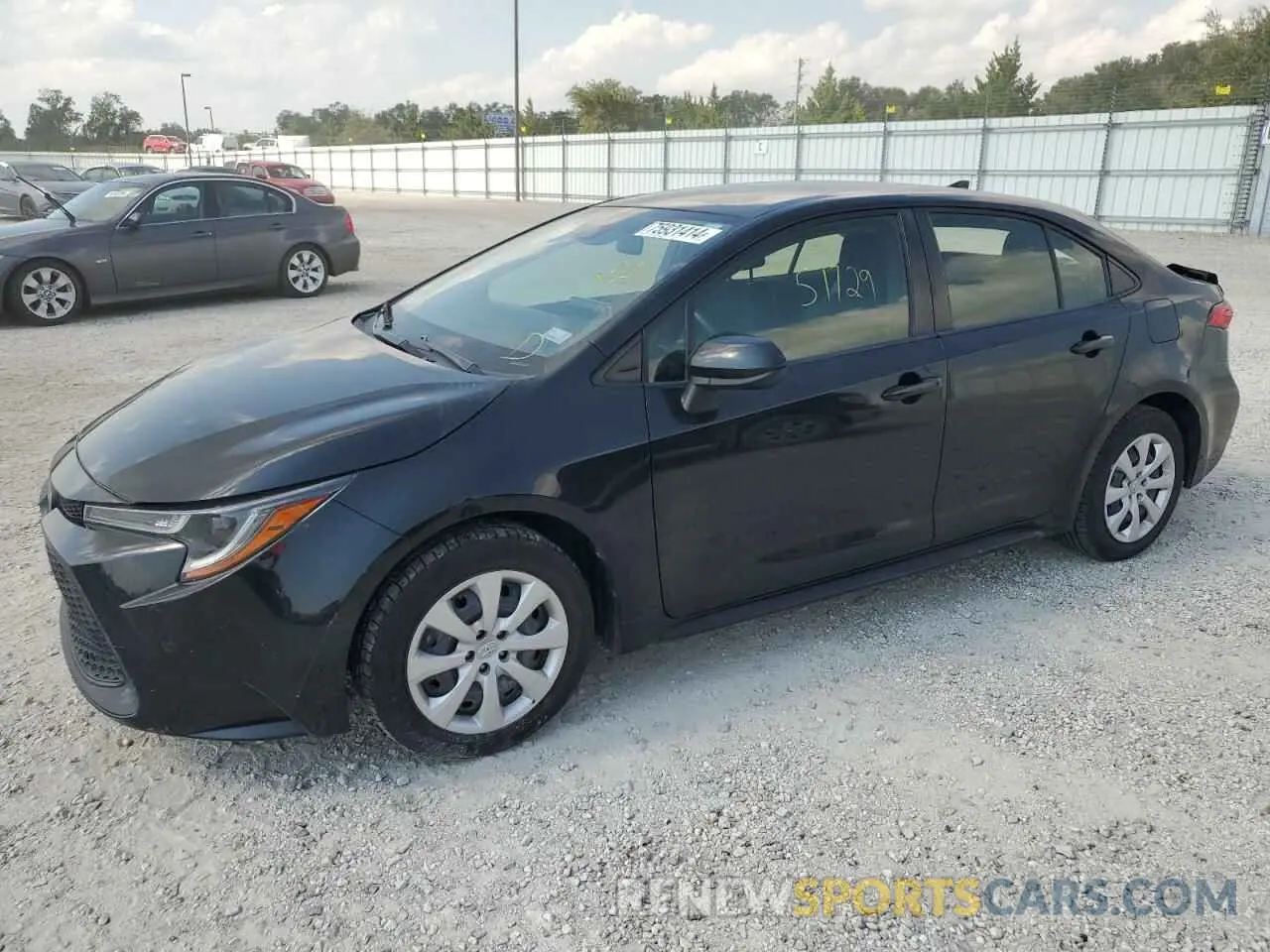 1 Photograph of a damaged car JTDEPMAE6MJ147197 TOYOTA COROLLA 2021