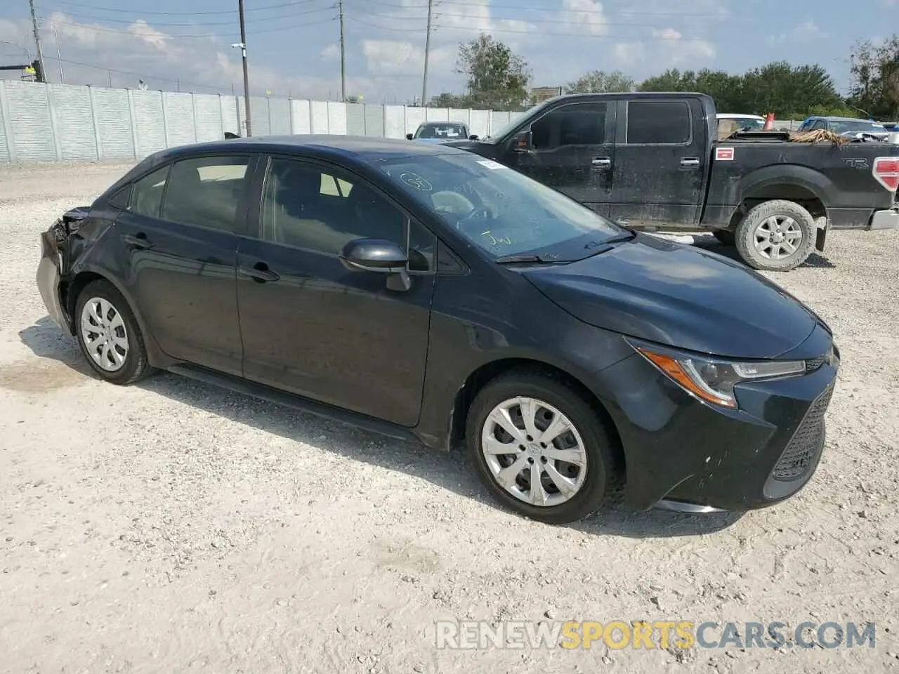4 Photograph of a damaged car JTDEPMAE6MJ147197 TOYOTA COROLLA 2021