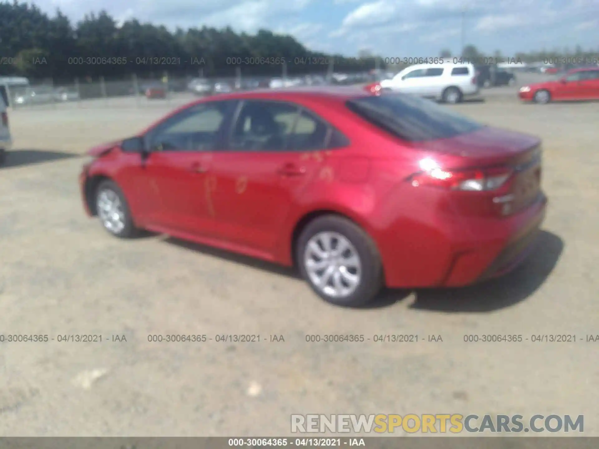 3 Photograph of a damaged car JTDEPMAE6MJ149385 TOYOTA COROLLA 2021