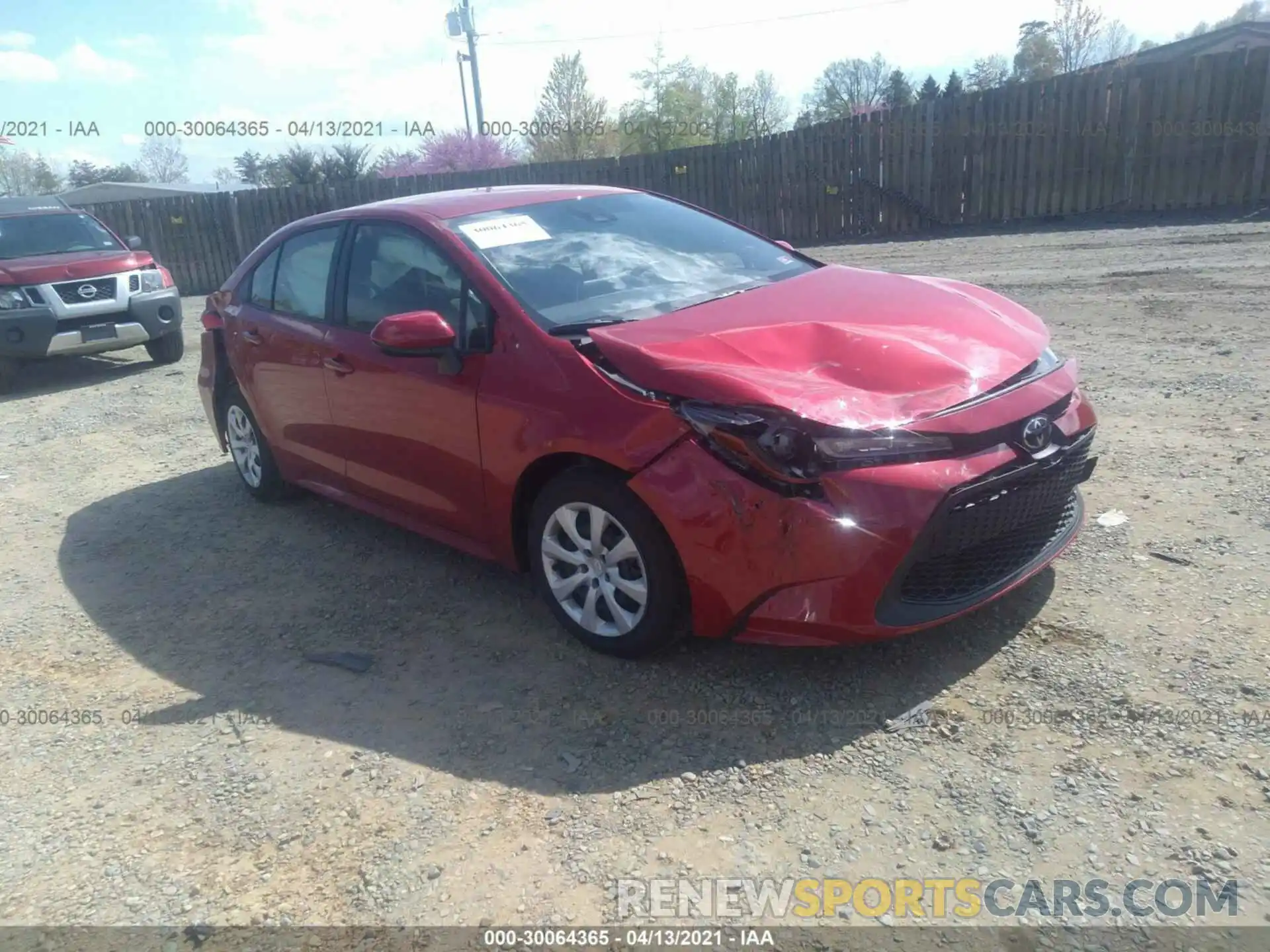 6 Photograph of a damaged car JTDEPMAE6MJ149385 TOYOTA COROLLA 2021