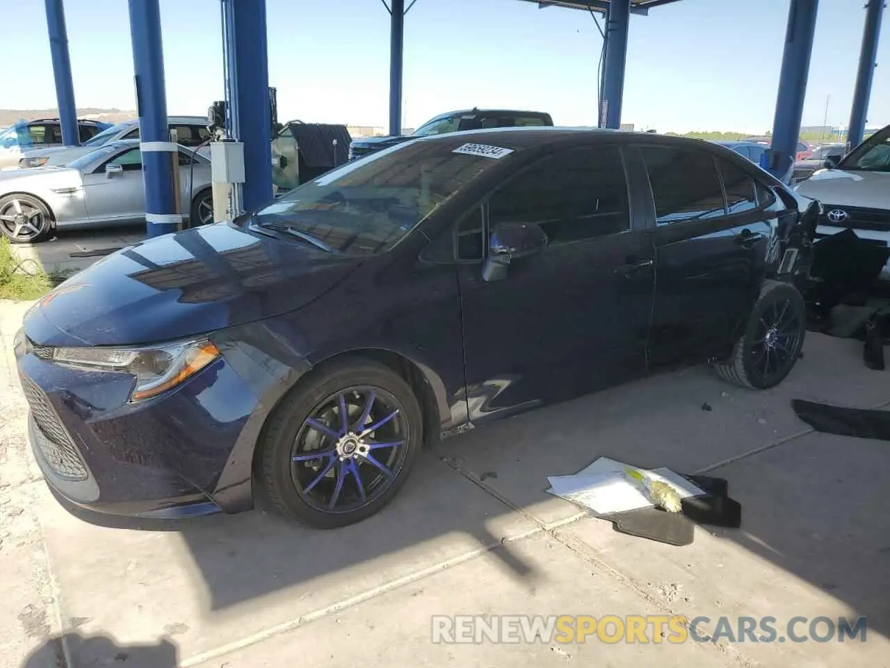 1 Photograph of a damaged car JTDEPMAE6MJ149502 TOYOTA COROLLA 2021