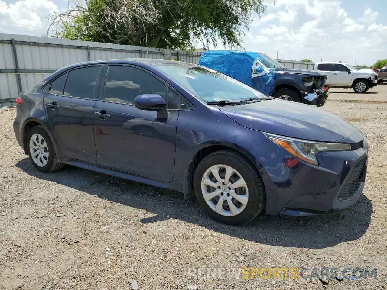 4 Photograph of a damaged car JTDEPMAE6MJ149936 TOYOTA COROLLA 2021
