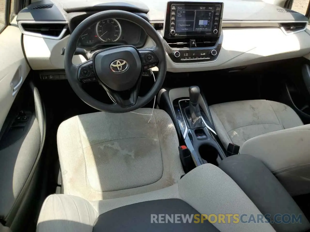 8 Photograph of a damaged car JTDEPMAE6MJ149936 TOYOTA COROLLA 2021