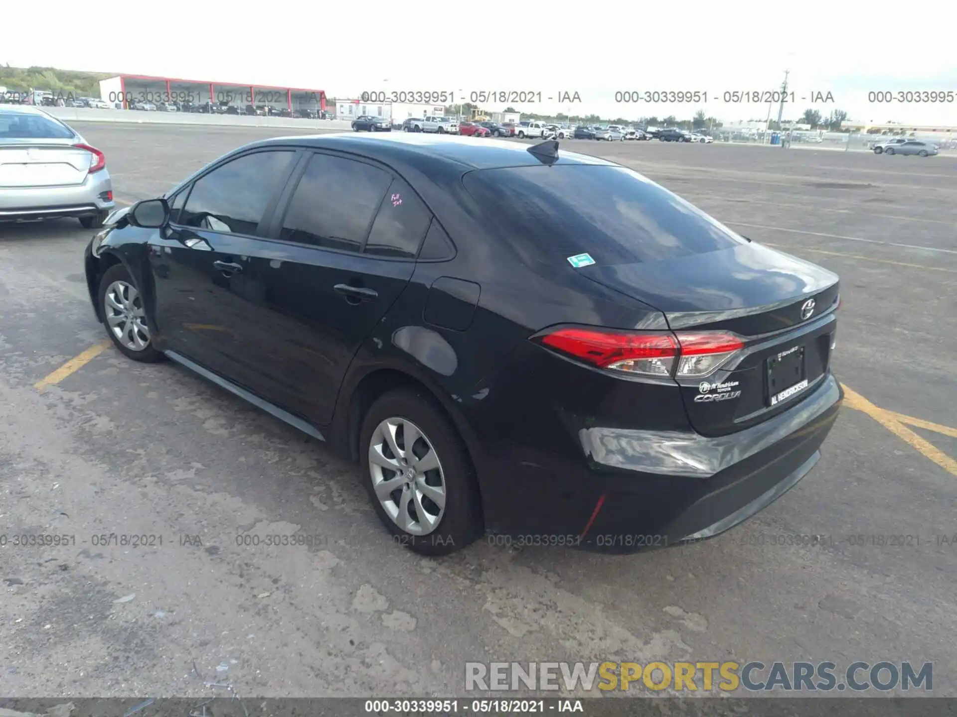 3 Photograph of a damaged car JTDEPMAE6MJ150133 TOYOTA COROLLA 2021